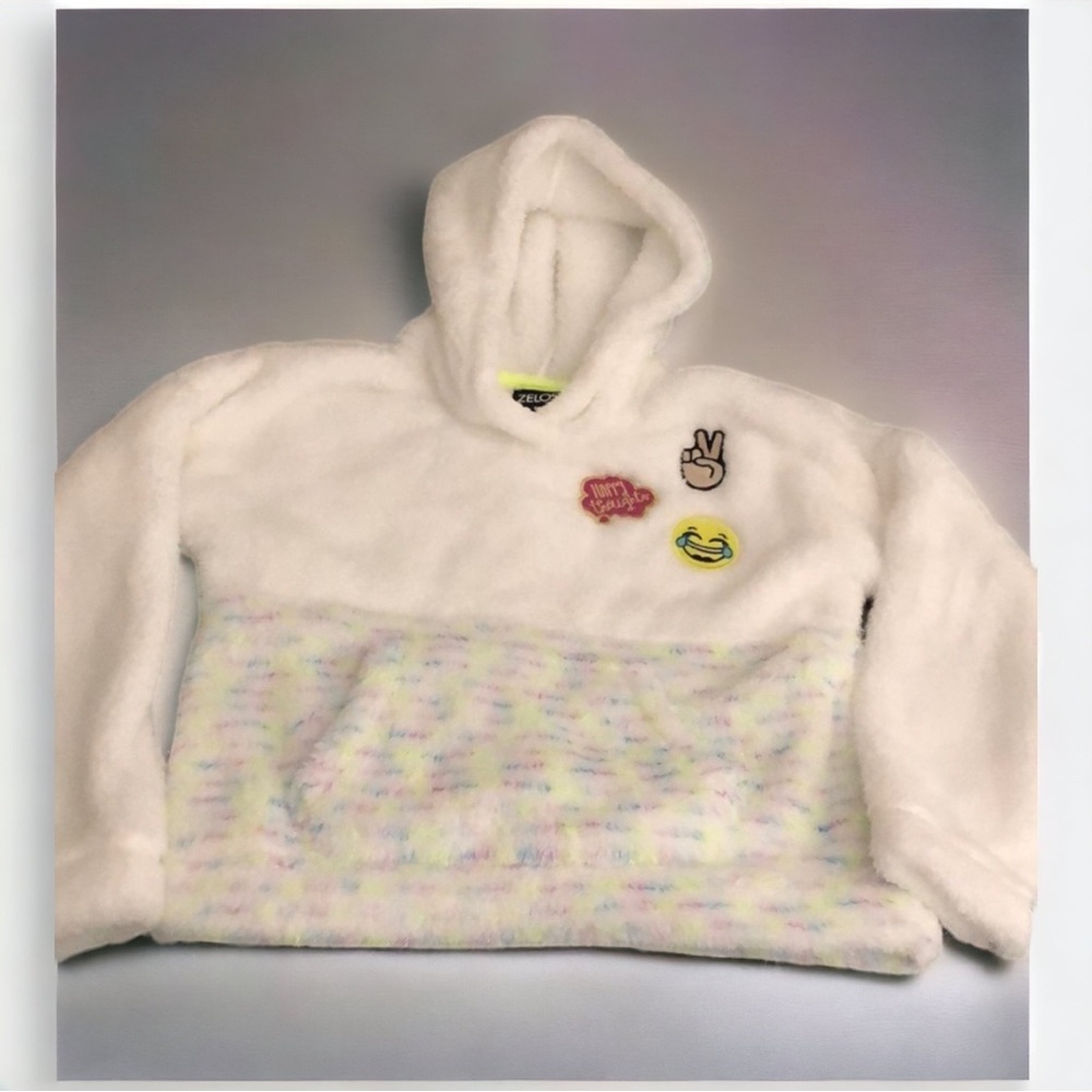 NWT Adorable little girls Zelos fleece hoodie